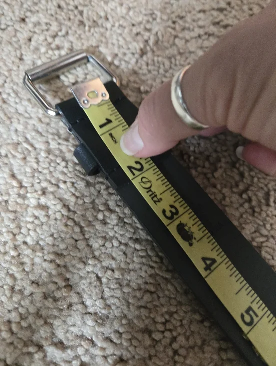 Target Black 3 Row Pyramid Studded Triple-Row Belt Punk Rock Goth Metal - Picture 7 of 9